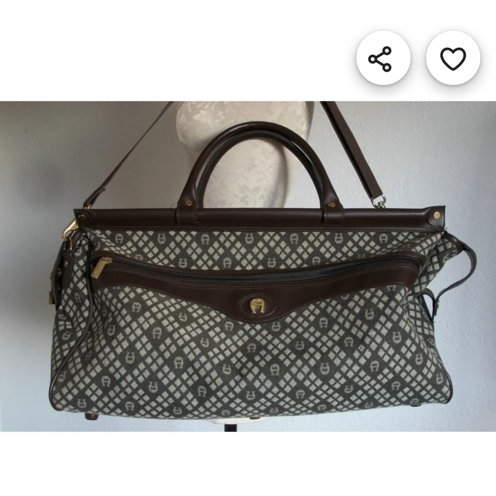 Vintage Etienne Aigner Overnight/Weekender Bag. Beautiful, unisex bag. EUC